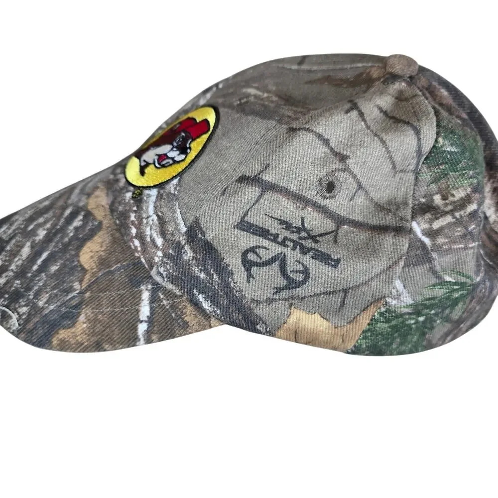 Buc-cees Beaver Youth Realtree Camo Adjustable Baseball Cap Hat Unisex Hook Loop